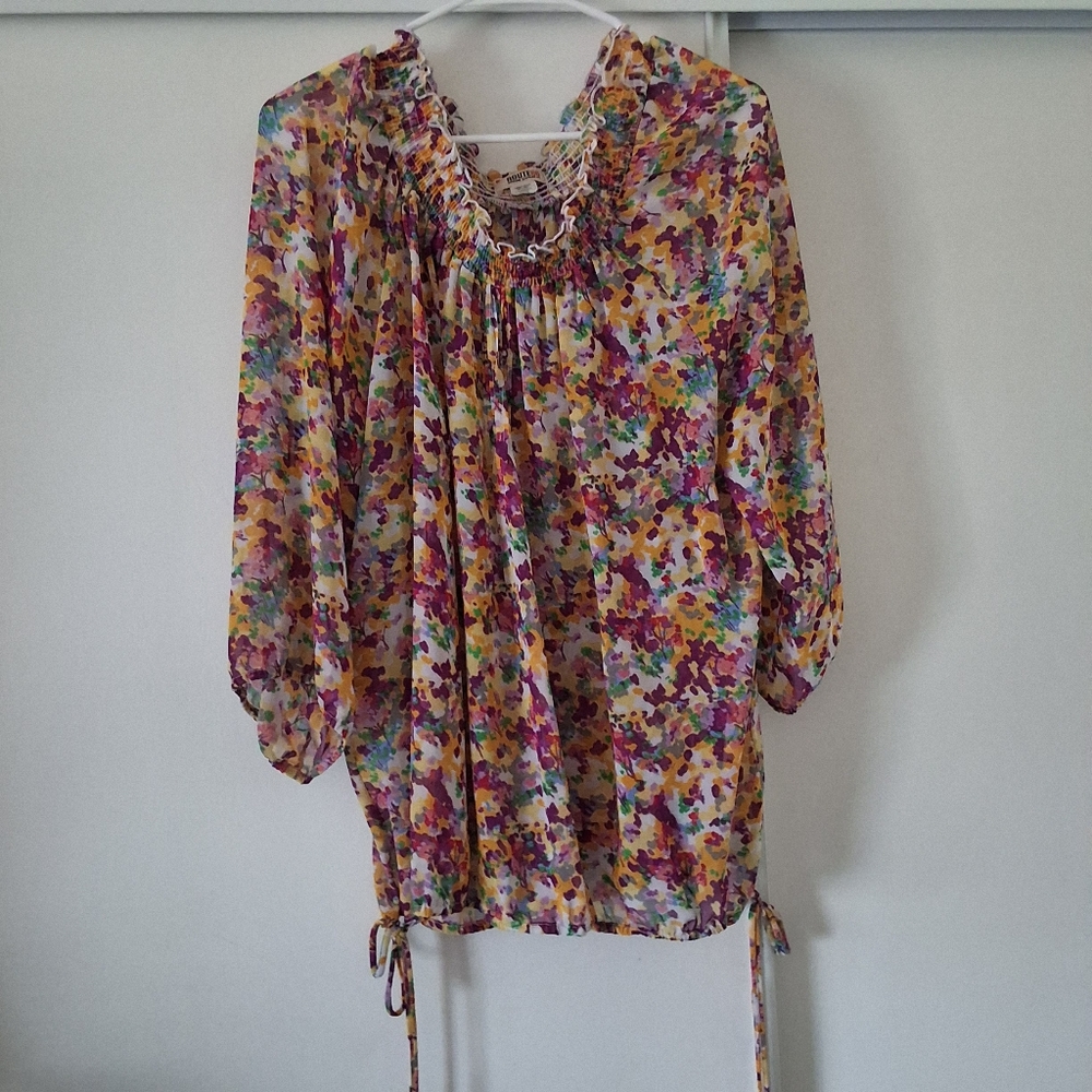 Route 66 Original Clothing Co. 3/4 Sleeve Blouse Size XL